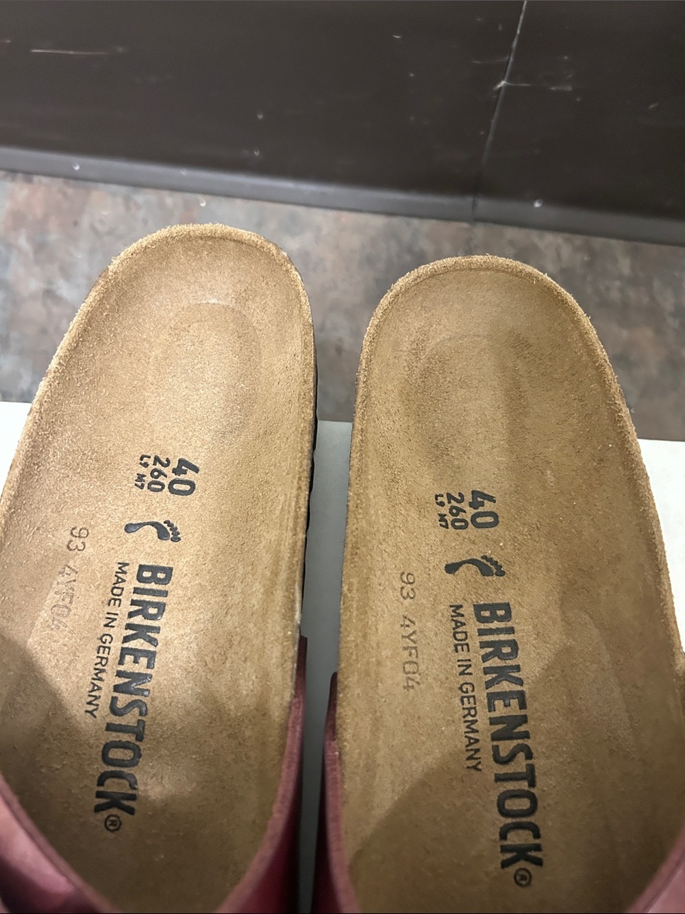 Birkenstock Catalina Grace Metallic Wine Big Buckle Sandals BRAND NEW BOX Size 9 - Picture 7 of 16